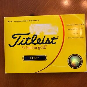 Titleist NXT Golf Balls - Bright White 9 Brand New Golf Balls